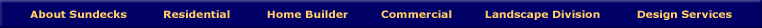 Sundecks Deck Builders navigation bar